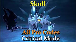 Kingdom Hearts III - Skoll w/All Pro Codes (Critical Mode)