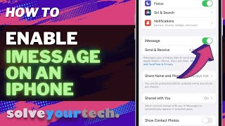 How to Enable iMessage on iPhone 13 (3 Steps)