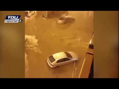 Nubifragio in Francia - in Costa Azzurra Nizza e Cannes sommerse d'acqua