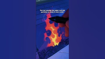 3 ways of drawing FIRE #art #shorts