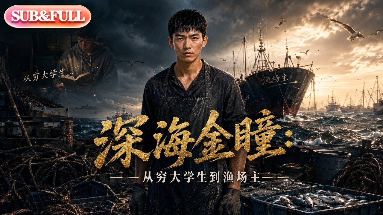 全集FULL】《深海金瞳：从穷大学生到渔场主》| AI短剧| ENG SUB #薄荷