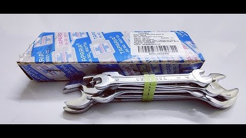 Taparia Wrench Set Price | DEP06 | Double Sided Open End Wrench Set