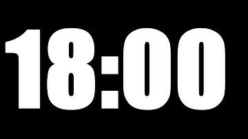 18 MINUTE TIMER | LOUD ALARM  ⏰