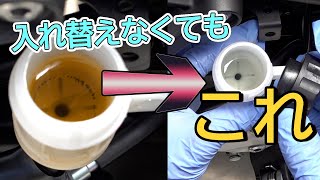 ZX-25Rリアブレーキフルード交換、やり方　ABS付きバイク