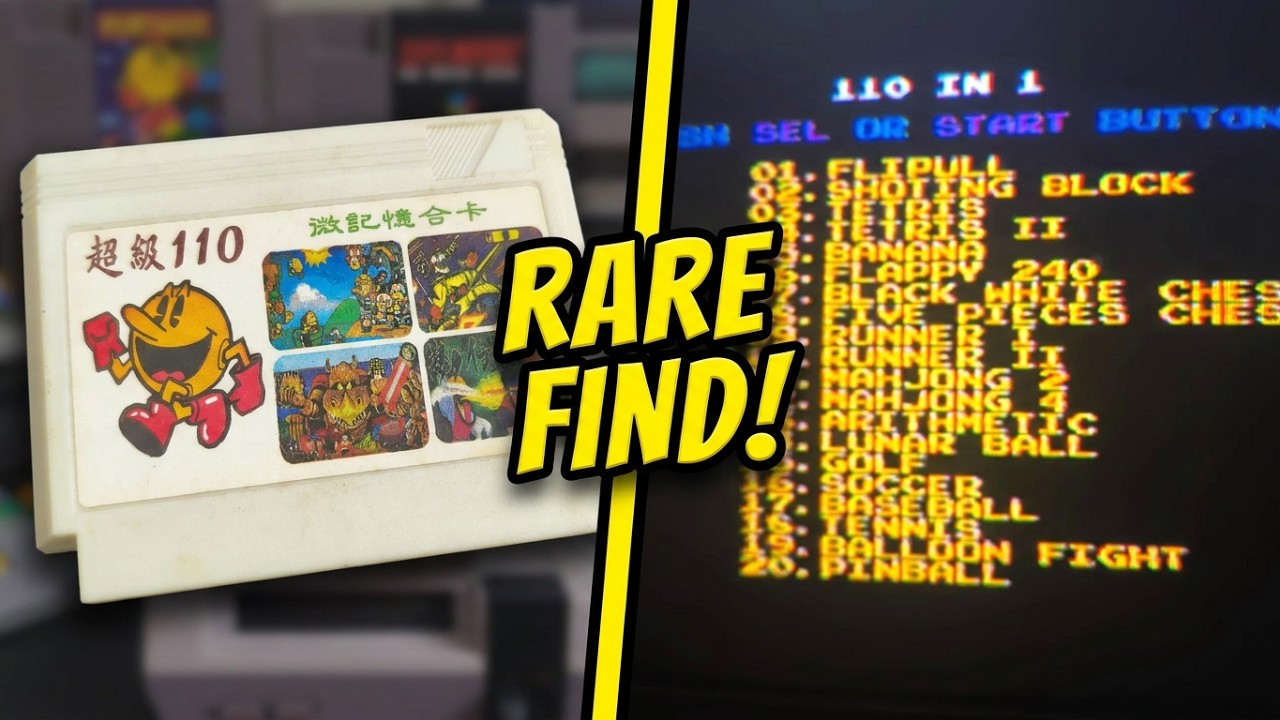 Exploring Retro 8 bit NES/Famicom Video game Multicart Rare