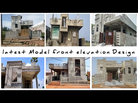Small New Normal ground floor House Front Elevation Design Pictures// Village Construction