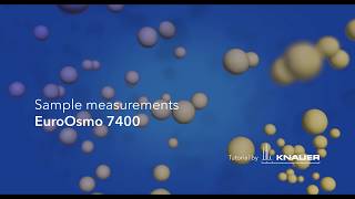 EuroOsmo 7400 FAQ: Sample measurements