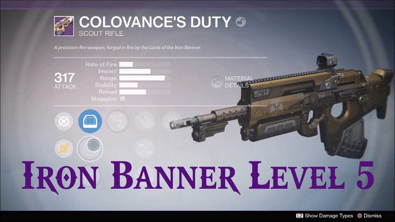 Destiny Taken King Ep #8 - Iron Banner Level 5 Package! (HD)