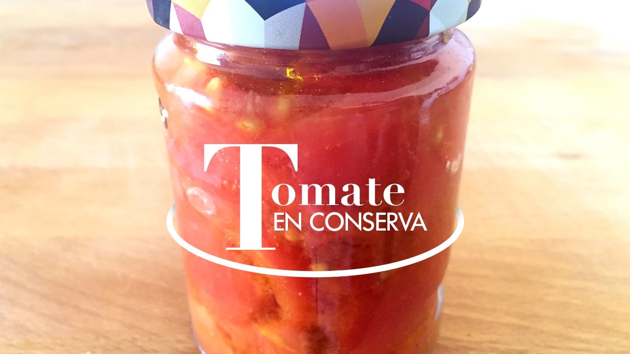 Cómo hacer tomate en conserva al baño maría