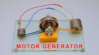 Perpetual motion machine from two motors. FREE ENERGY