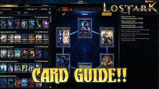 Lost Ark Card Guide! Card System fully explained   best sets to get!