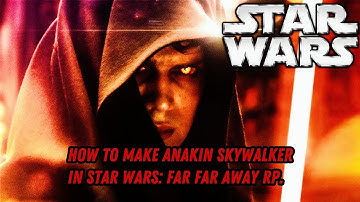{ How To Make Anakin Skywalker In Star Wars: Far Far Away RP. } (Codes In Description!)