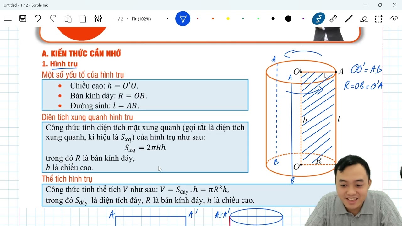 CHUYÊN ĐỀ HÌNH KHỐI   HÌNH TRỤ, HÌNH NÓN, HÌNH CẦU