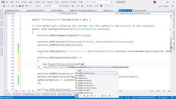Configurando NetTopologySuite en un Web API de ASP.NET Core