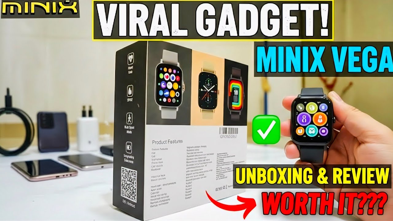 SMART WATCH VEGA | MINIX FITNESS WATCHES | HD BT CALLING WATCH | UNBOXING \u0026  REVIEW हिंदी में. - YouTube