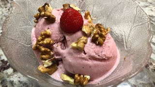 How to make strawberry, banana, coconut ice cream/no eggs/no sugar