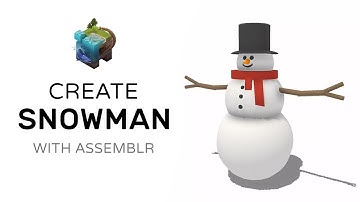 How to Create Snowman With Assemblr