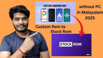 Install Stock Rom Using TWRP/Orange Fox Recovery in Malayalam | Without PC | Step by Step Guide