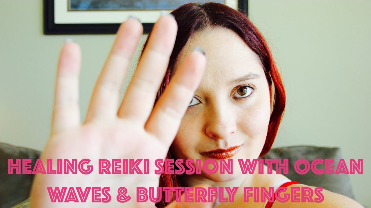 Healing Reiki ASMR Session RP With Ocean Waves & Butterfly Fingers (RP MONTH)