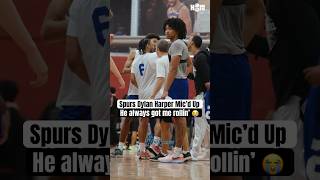 Dylan Harper mic'd up back in HS 🎤 #aau #basketball #micdup #micd