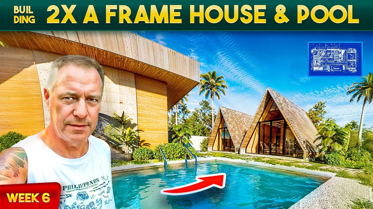 A frame house and pool in the Philippines - WEEK 6 | Building a frame in the Philippines?