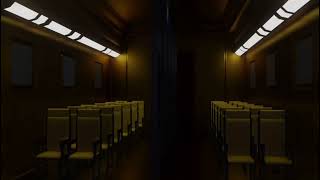 Train Scene Animation Created In Blender.