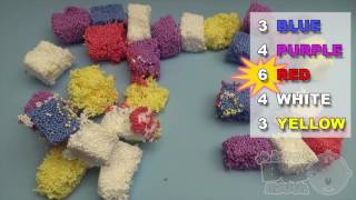 Learn Colours with Squishy Glitter Foam! Fun Learning Contest! Part 2