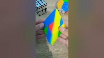 beautiful pattern on pyraminx 💪 Rubik