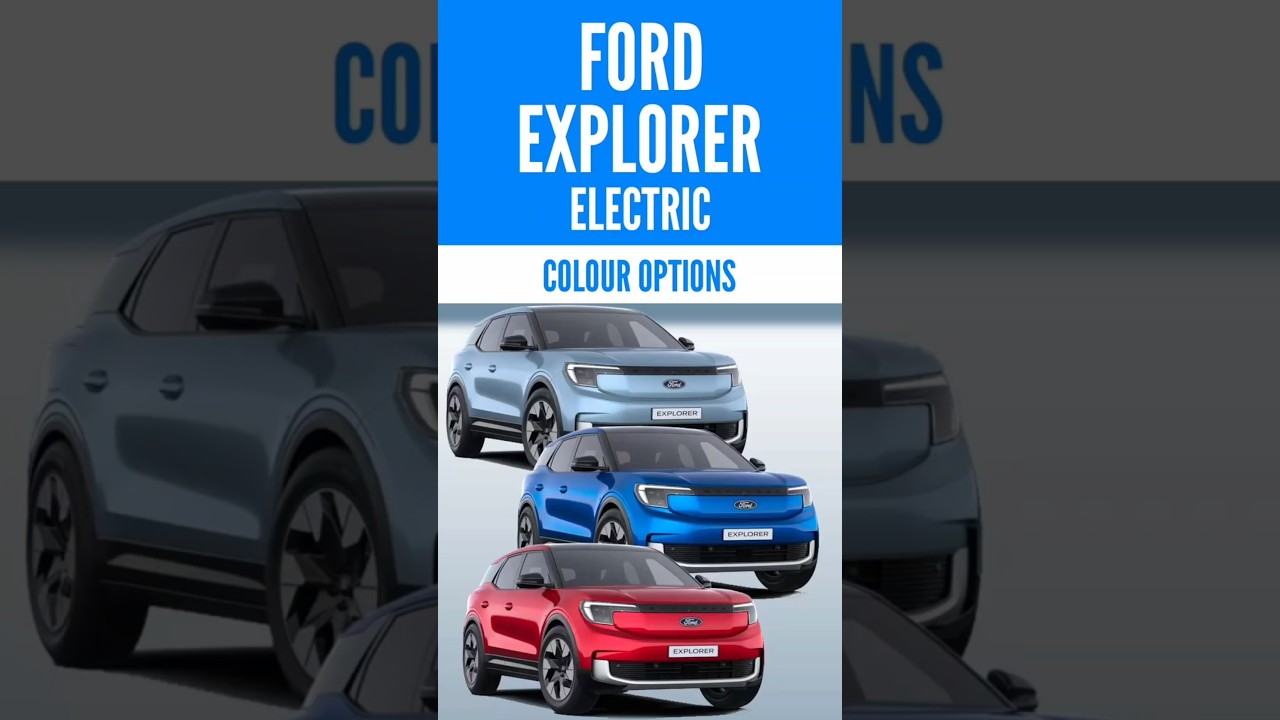 Цвета Ford Explorer Electric 2026: не ошибитесь с выбором! | AUTOBICS