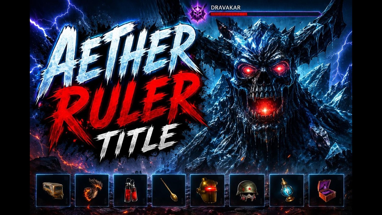 Call Of Duty BO7 - Aether Ruler Title - All 8 Wicked Relics Totenreich ...