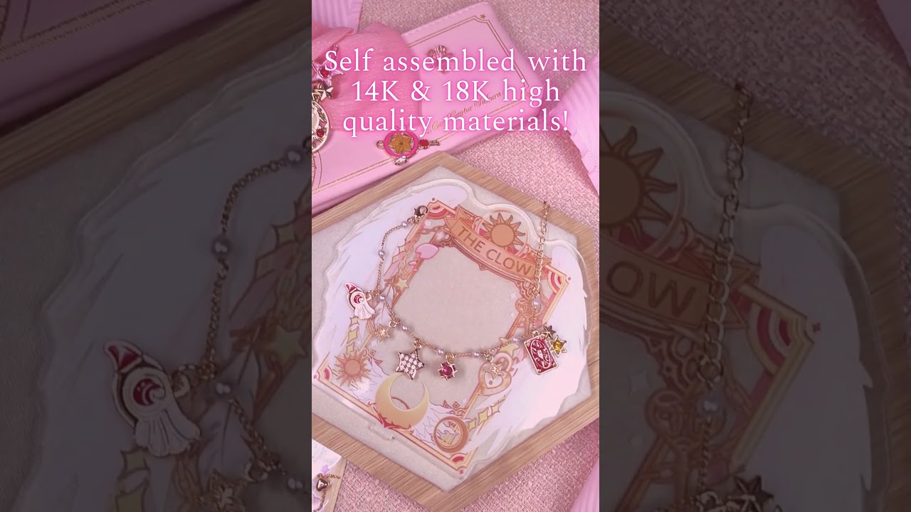 Cardcaptor Sakura Jewelry - fanmade magical sealing wand jewellery set