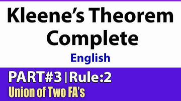 Union of Two FAs | Automata | Theory of Computation | English Version