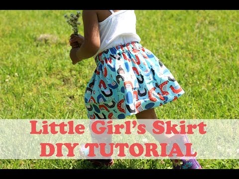Video: How To Sew A Skirt For A Child