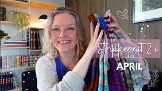 Strikkeprat 2 i april ✨ 5 par sokker, en gibort & en samstrikk‍♀