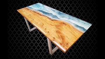 How to make easy ocean waves using epoxy resin. Full tutorial how to build