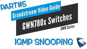 Video Guides - IGMP Snooping - GWN780x Series - Part 5