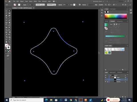 Create spirograph with effects in adobe illustrator