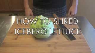 How to Shred Lettuce in a Food Processor