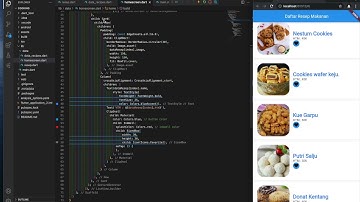 Aplikasi Flutter sederhana "Daftar Resep Makanan"