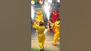 Múa lân ông địa quá vui 2026 #mualanongdia #ongdiavuive #shortsmualan #funnyshorts #mualantet 2026