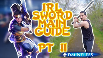 How To Swing A Sword Like A Slayer Part 2 | IRL Dauntless Guide