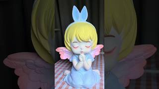 using color to plaster of paris to make a beautiful doll