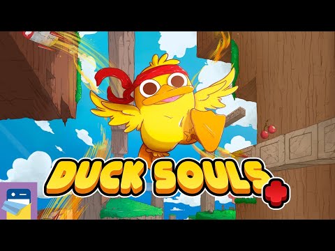 Duck Souls: iOS/Android Gameplay Walkthrough Part 1 (by Crescent Moon Games)