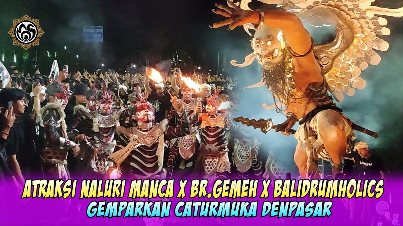 Naluri Manca x Br.Gemeh x Balidrumholics gemparkan Caturmuka Denpasar #mos_bali