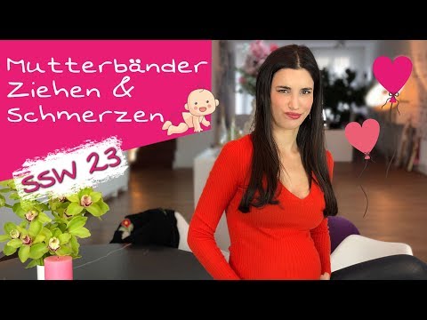 23. SSW | Mutterbänder schmerzen | Schwangerschaftsupdate