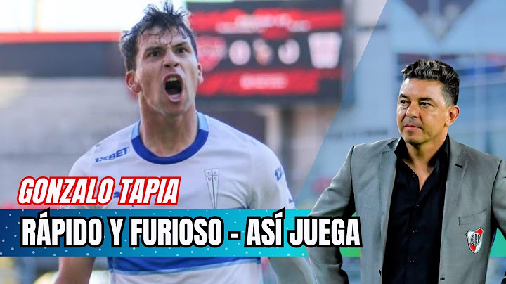 👉 Gonzalo Tapia a RIVER - Gonzalo Tapia asi juega