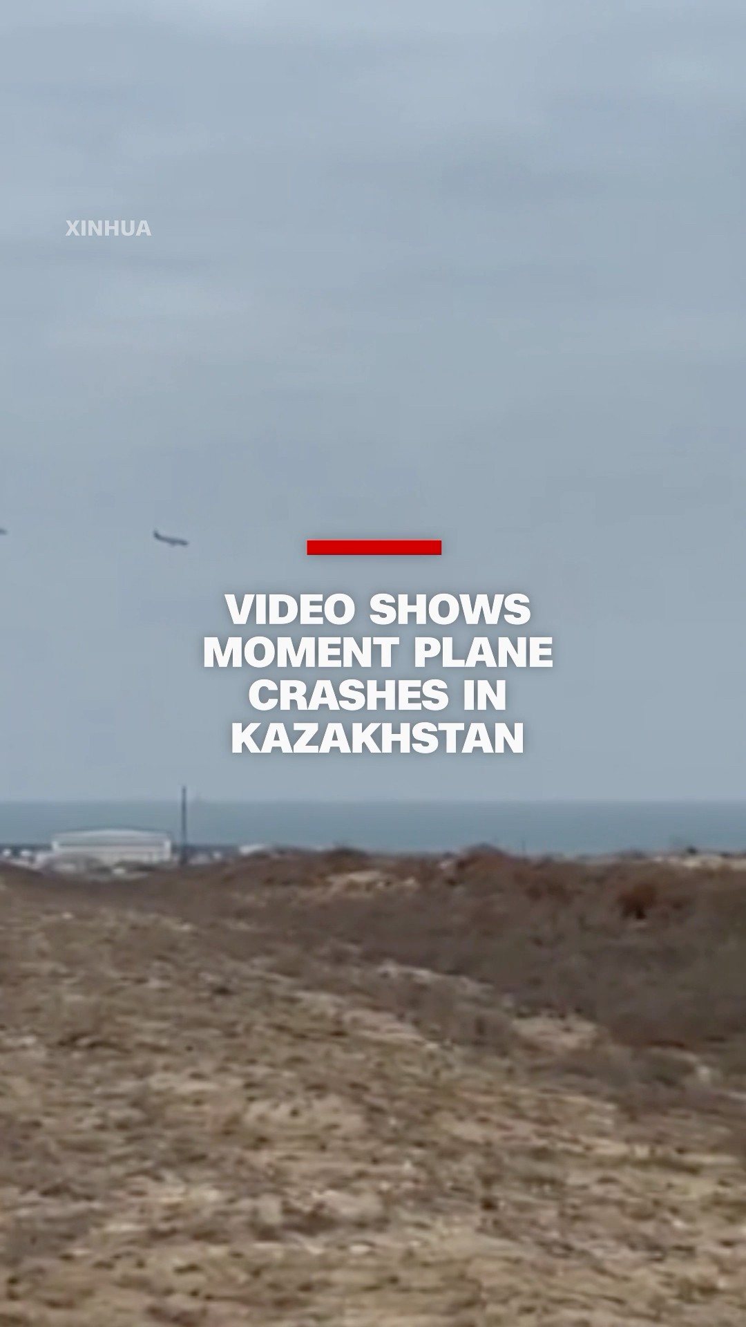 Video shows moment plane crashes in Kazakhstan