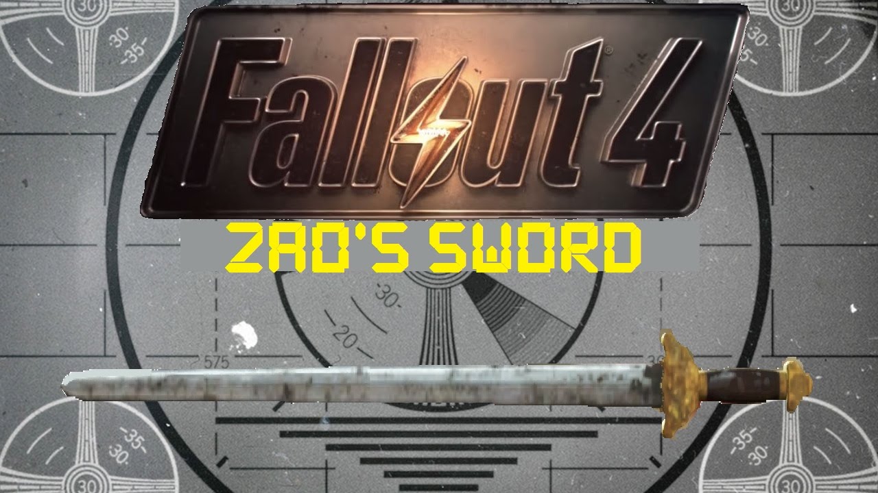 Fallout 4: Unique Weapons - Zao's Sword - YouTube