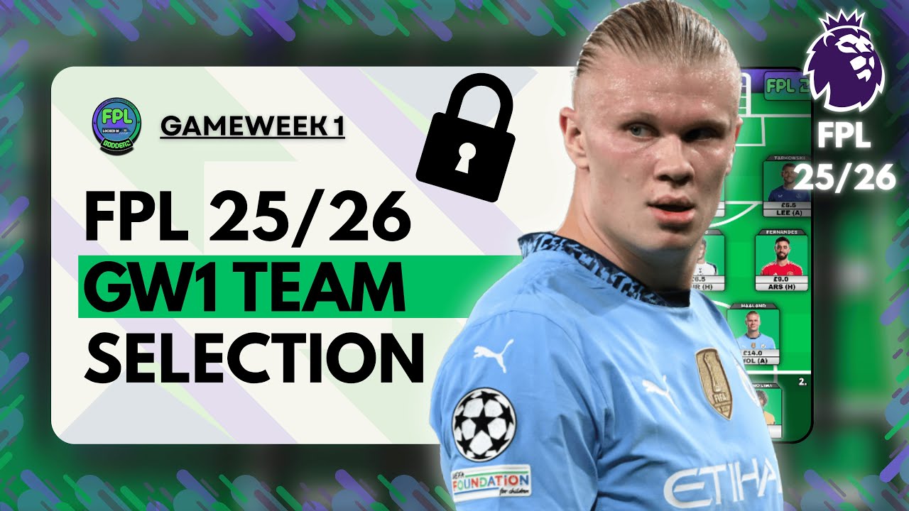 LOCKED IN FOR GAMEWEEK 1🔒 - FPL GW1 TEAM SELECTION.. GOING AGAINST THE TEMPLATE💥