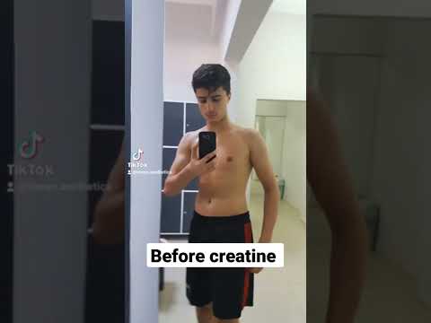 Before and After Creatine 😱🤤 #shorts